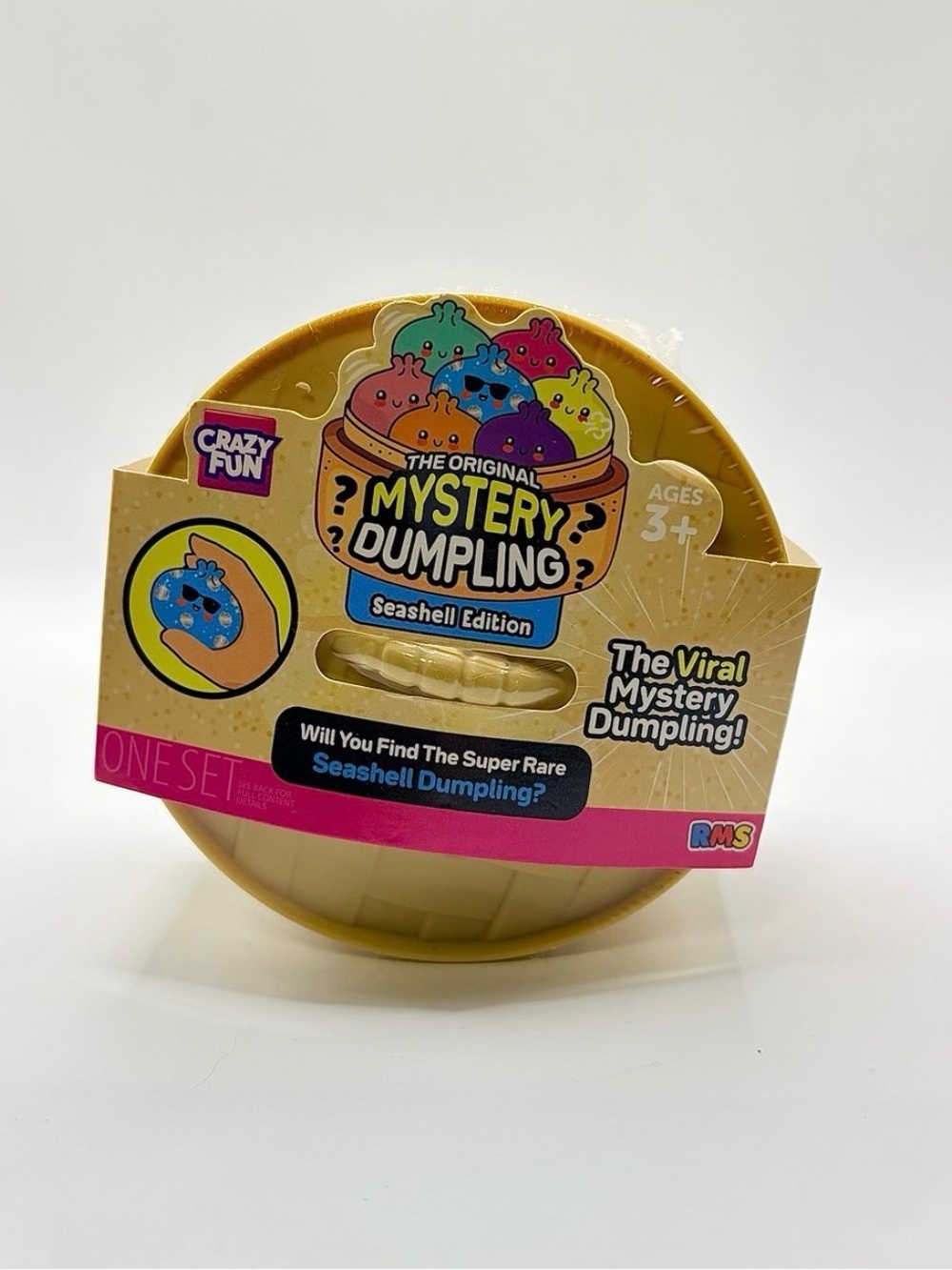 NEW Crazy Fun RMS Mystery Dumpling Seashell Edition Squishy Toy Sealed